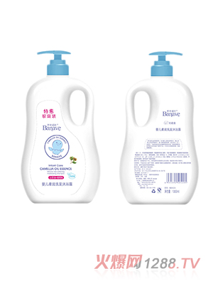 芭貝諾比嬰兒柔潤(rùn)洗發(fā)沐浴露1升裝