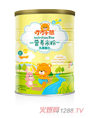 叮叮小熊營(yíng)養(yǎng)米粉罐裝-乳清蛋白