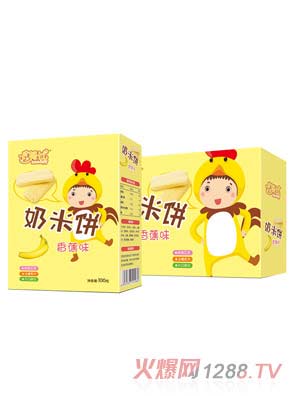 卡努比香蕉味奶米餅