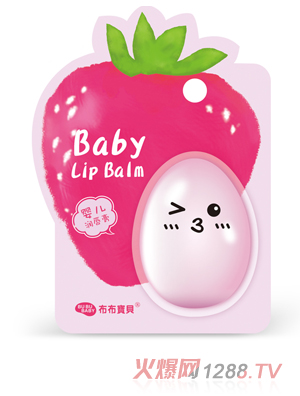 布布寶貝嬰兒草莓潤唇膏10G