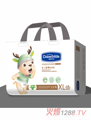 迪世樂(lè)園嬰兒輕奢紙尿褲XL 44片