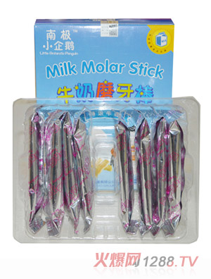南極小企鵝牛奶磨牙棒特濃牛奶內盒