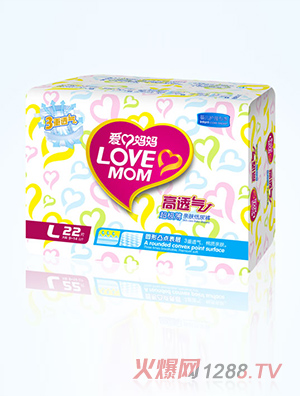 愛(ài)心媽媽超極薄親膚紙尿褲