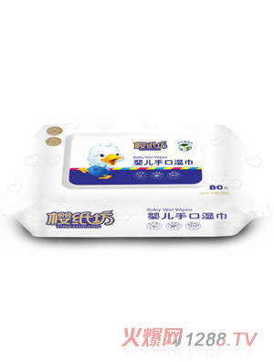 櫻紙坊嬰兒手口濕巾80片