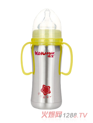 哺寶寬口徑不銹鋼保溫奶瓶