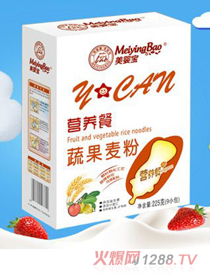 美嬰寶蔬果麥粉營(yíng)養(yǎng)餐盒裝