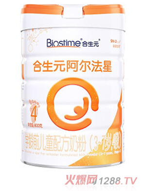 合生元阿爾法星學(xué)齡前兒童配方奶粉（3-7歲，4段）