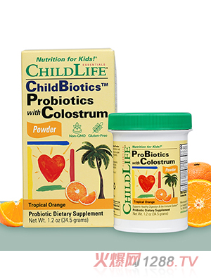 Childlife牛初乳益生菌粉