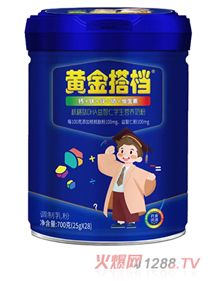 黃金搭檔核桃肽DHA益智仁學(xué)生營(yíng)養(yǎng)奶粉