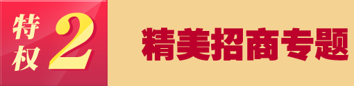 特權(quán)二 精美招商專題