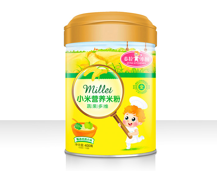 麥拉小廚-小米營(yíng)養(yǎng)米粉罐裝-蔬果多維