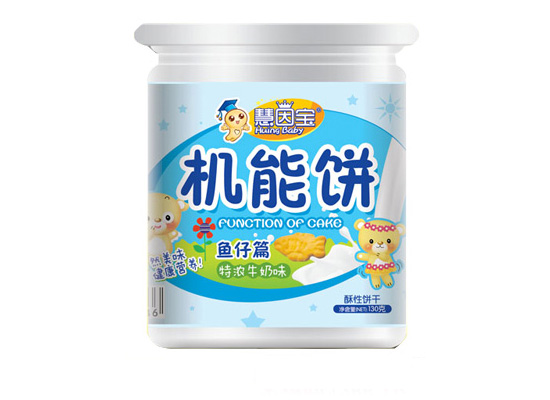 慧因寶魚仔機能餅餅干桶裝
