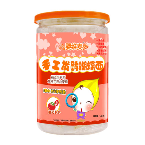 嬰維麥手工發(fā)酵蝴蝶面番茄