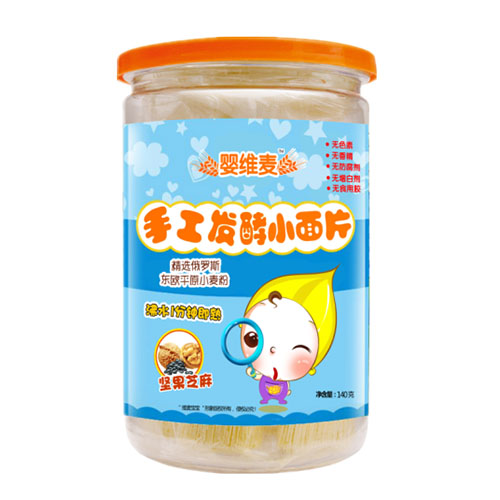 嬰維麥手工發(fā)酵小面片堅果芝麻