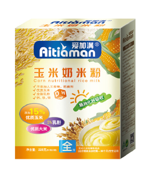 愛(ài)加滿玉米奶米粉盒裝