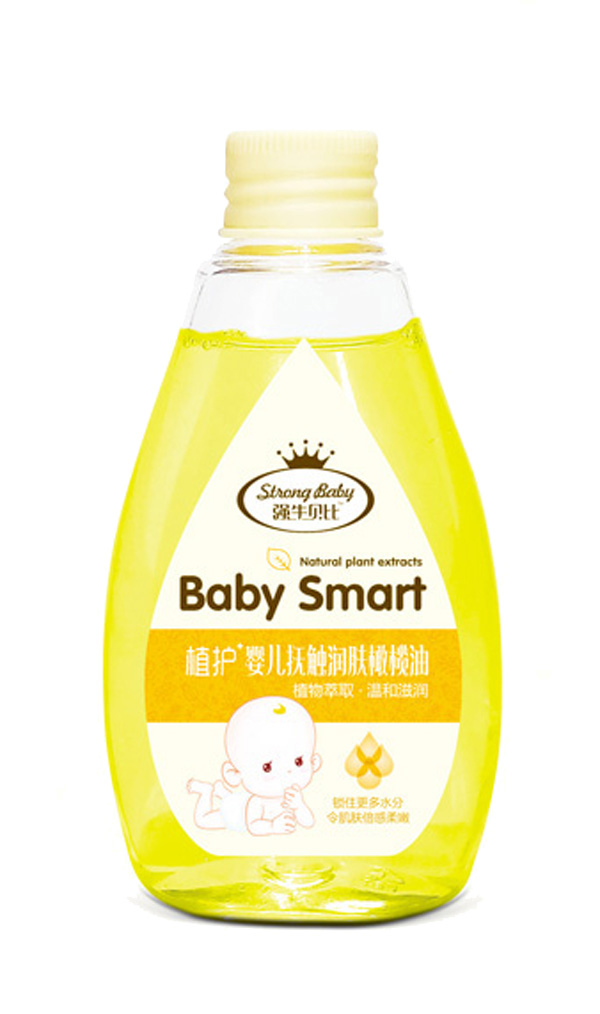 強(qiáng)牛貝比嬰兒撫觸潤膚橄欖油