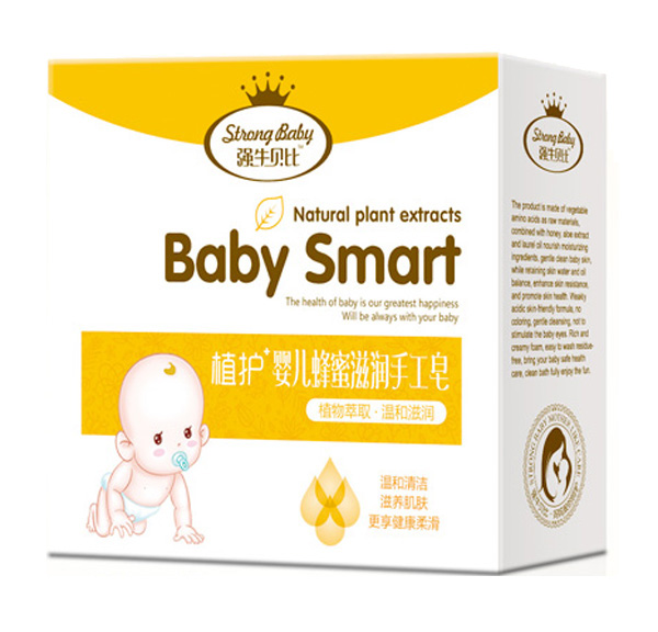 強(qiáng)牛貝比嬰兒蜂蜜滋潤手工皂