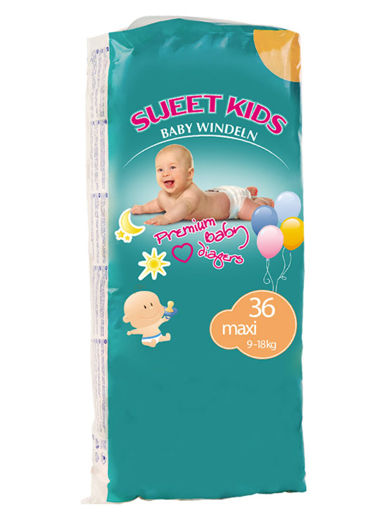 SWEET KIDS中江寶貝嬰兒紙尿褲36片