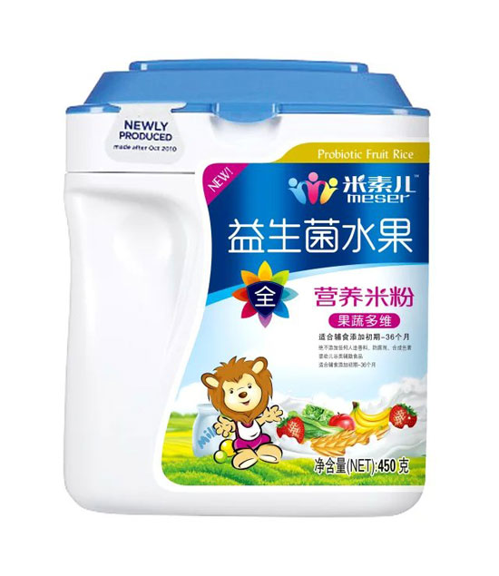 米素兒益生菌水果果蔬多維營養(yǎng)米粉