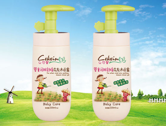 樂可馨嬰童潤(rùn)膚舒緩洗發(fā)沐浴露220ml