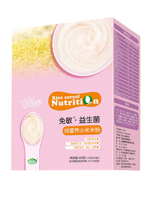 超級(jí)冠免敏益生菌純小米米粉