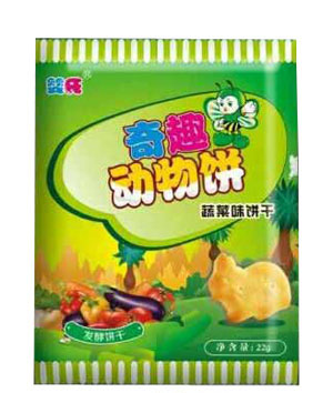 嬰氏蔬菜味奇趣動物餅干袋裝