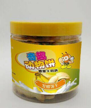 嬰氏香蕉牛奶味奇趣動物餅干