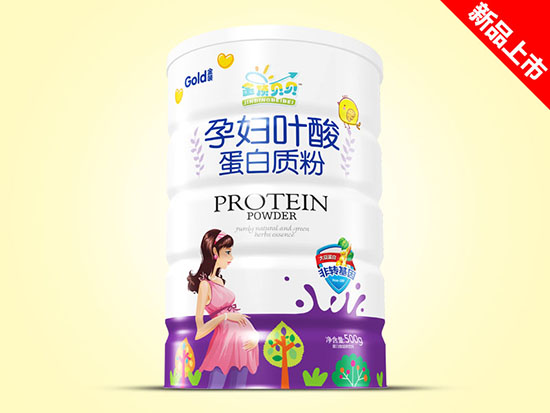 金頂貝貝蛋白質(zhì)粉500g鐵聽-孕婦葉酸