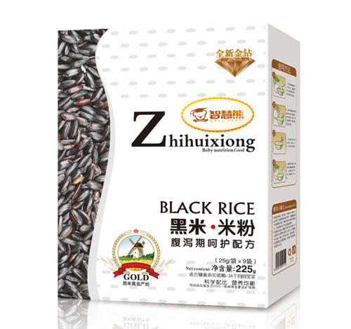 智慧熊腹瀉期呵護配方黑米米粉盒裝