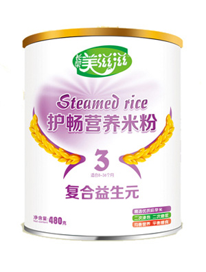 美滋滋復(fù)合益生元護(hù)暢營(yíng)養(yǎng)米粉3段