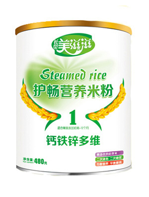 美滋滋鈣鐵鋅多維護(hù)暢營(yíng)養(yǎng)米粉1段