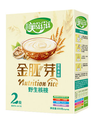 美滋滋野生核桃金胚芽營(yíng)養(yǎng)米粉