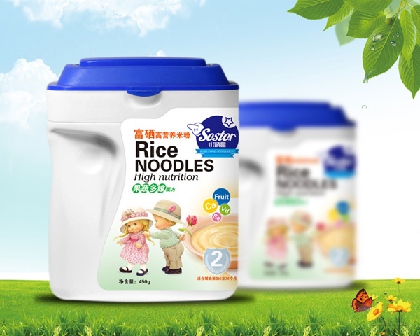 小萌星富硒果蔬多維配方米粉