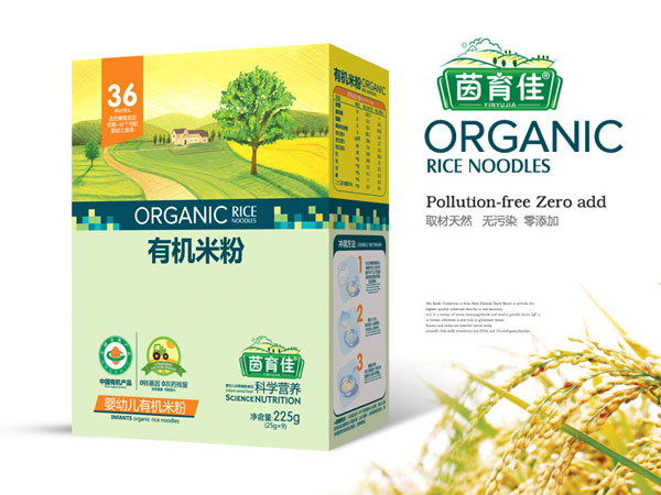 茵育佳嬰幼兒有機(jī)米粉盒裝