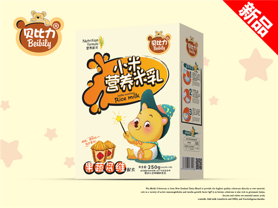 貝比力小米營(yíng)養(yǎng)米乳果蔬多維配方盒裝