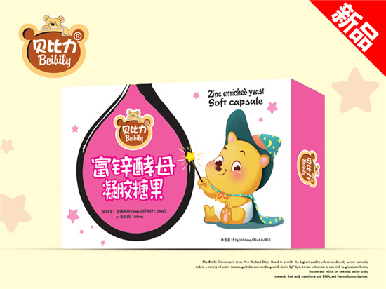 貝比力富鋅酵母凝膠糖果